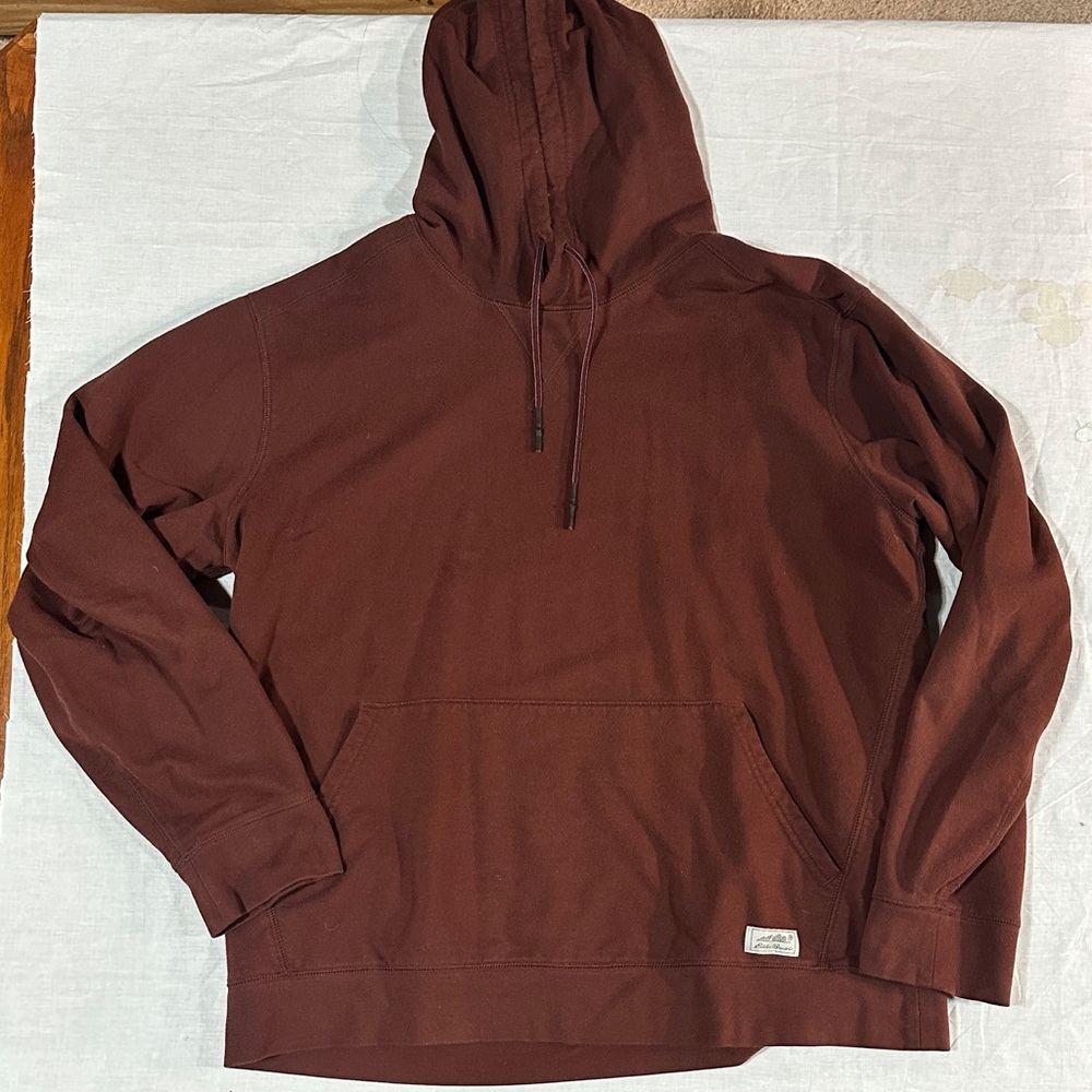 Men’s Eddie Bauer Maroon hoodie size XL